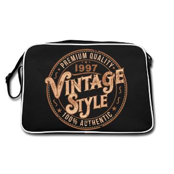 Vintage 1997 Cadeau D'anniversaire 1997 Rétro 1997 - Sac Retro - noir/blanc - Dos