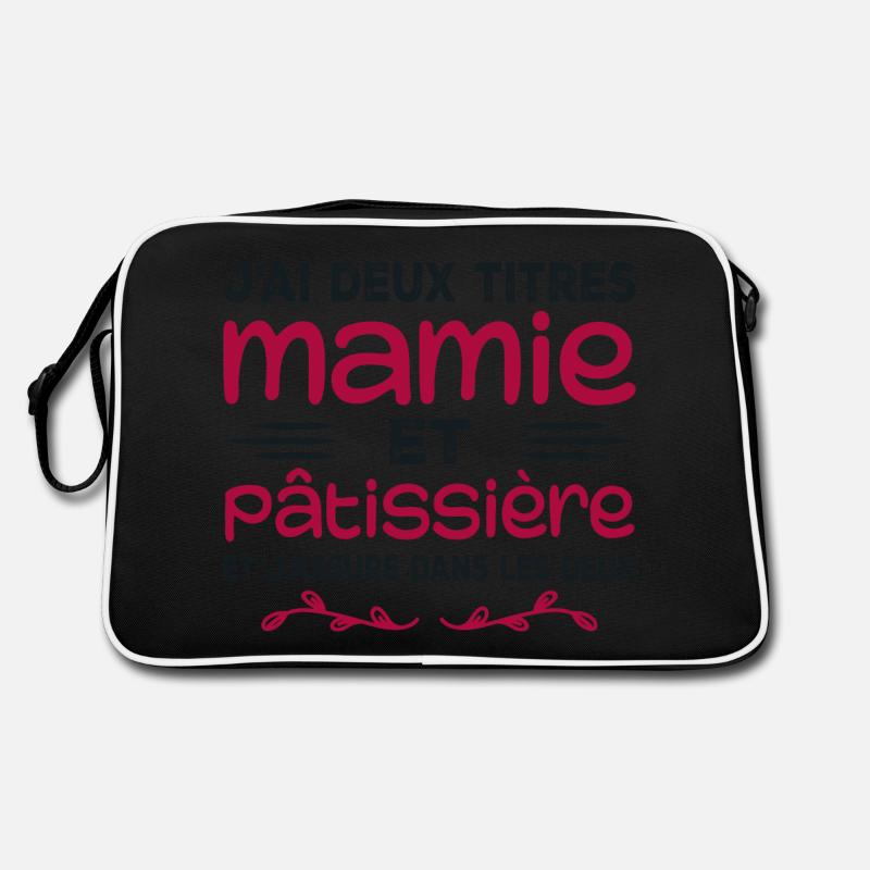 Oma und Konditor | Oma | Gebäck Retro Tasche