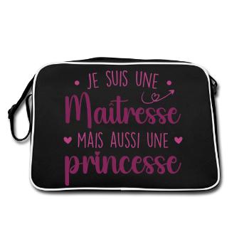 Maîtresse et princesse - Maîtresse Formidable - Sac Retro - noir/blanc - Dos