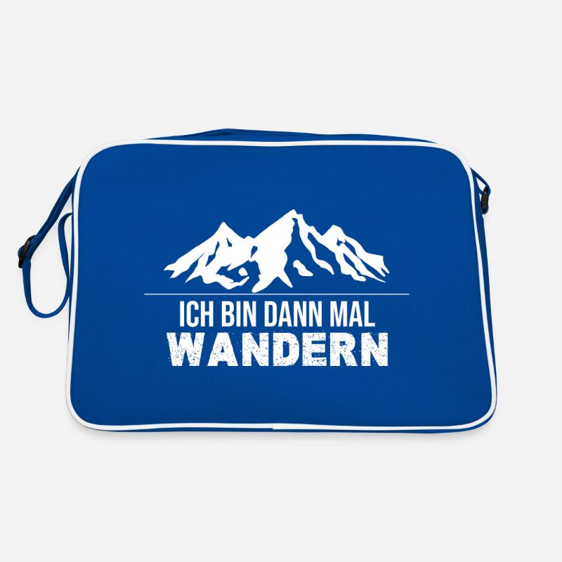 Ich bin dann mal Wandern Retro Tasche