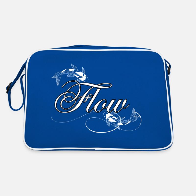 Flow. Koi Fish. Retro Bag