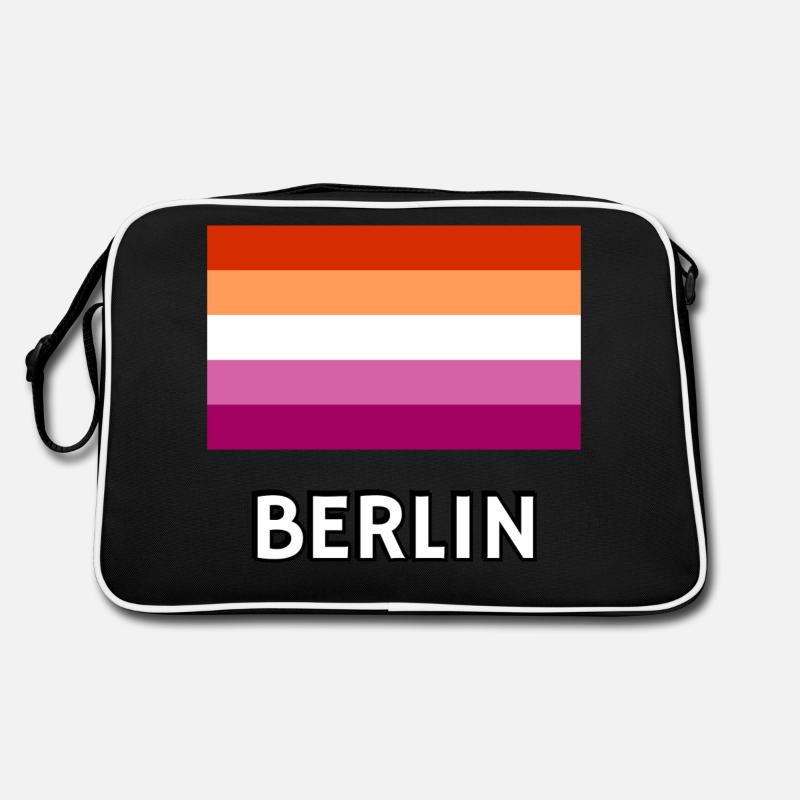 Drapeau de la fierté lesbienne Berlin Sac Retro