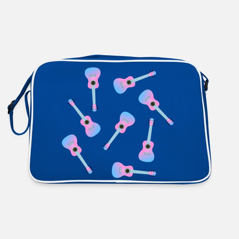 Pinke Ukulele Retro Tasche