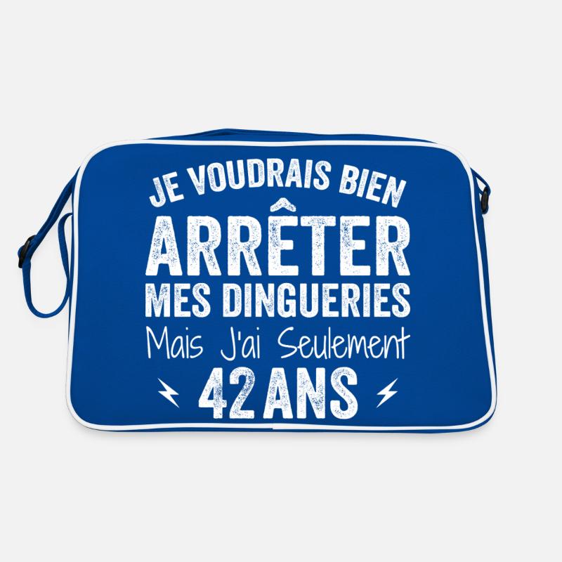 Cadeau 42e Anniversaire Droles 42 ans Sac Retro