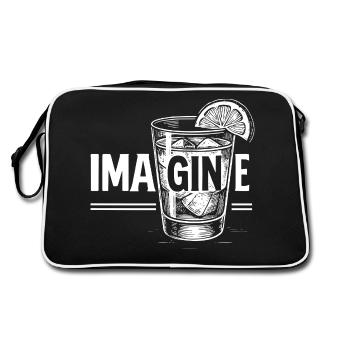 Imagine: Perfect gift idea! - Retro Bag - black/white - Back