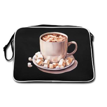 Hot Chocolate - Retro Bag - black/white - Back