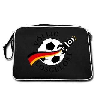Germany football fully detached - Retro Bag - black/white - Back