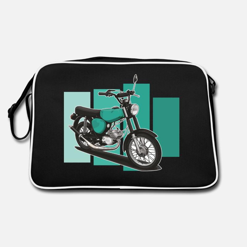 S51 (türkis) // Illustration Retro Tasche
