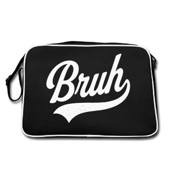 Style rétro Bruh - Sac Retro - noir/blanc - Dos