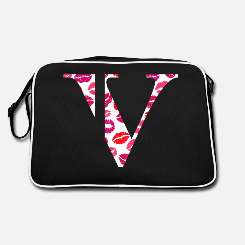 Lettre v bisous Sac Retro