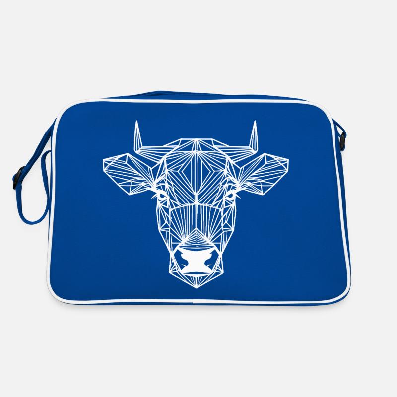 Bullenkopf Polygon Retro Tasche