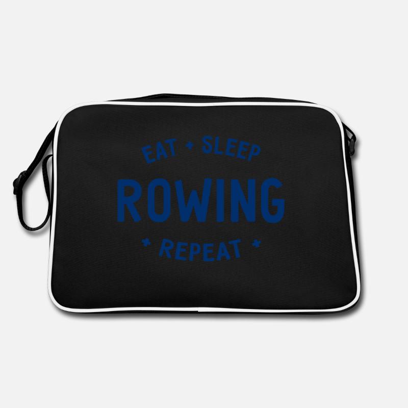 Manger Dormir Aviron Rameurs répétés Sac Retro