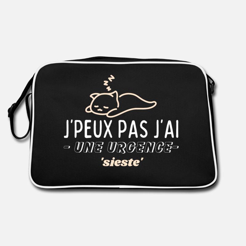 Ich kann nicht, ich habe einen 'Nickerchen'-Notfall Retro Tasche
