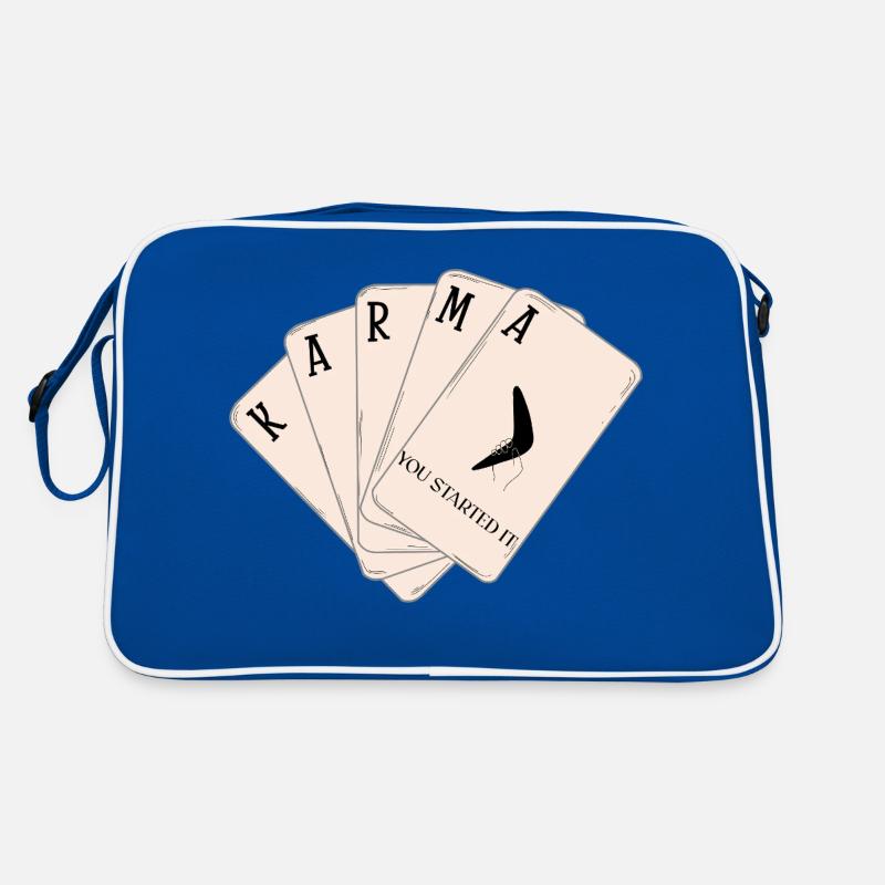 Karma-Karten Retro Tasche