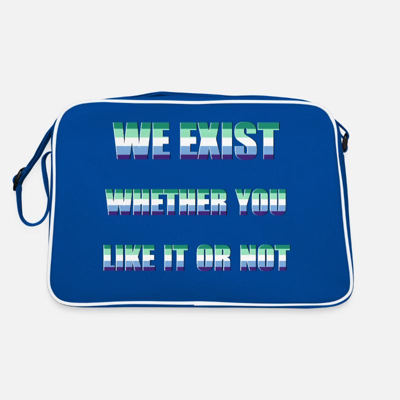 We Exist - Drapeau des hommes gays Sac Retro