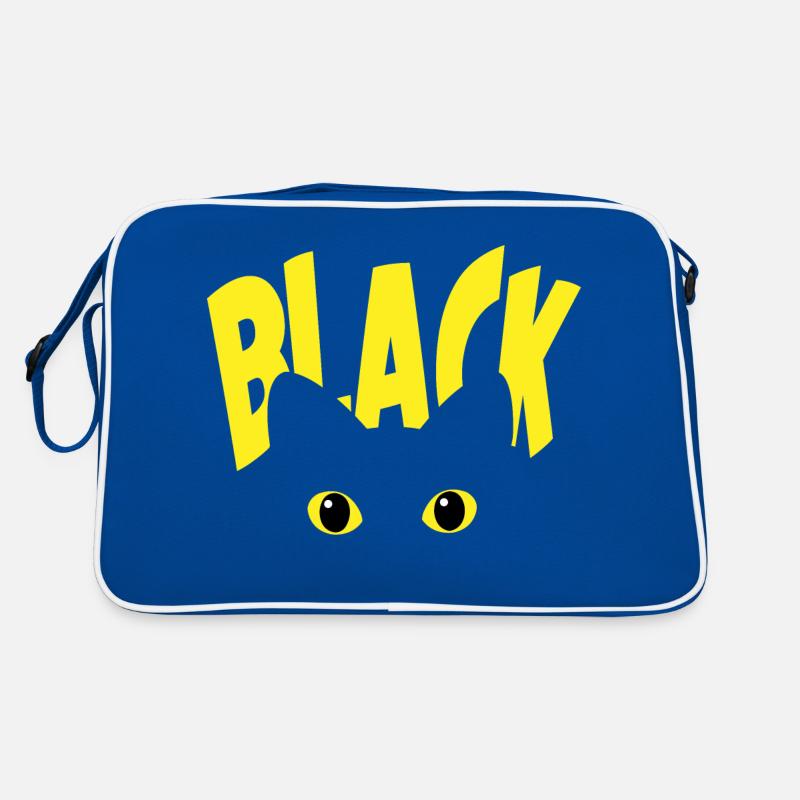 Halloween Black cat Retro Bag