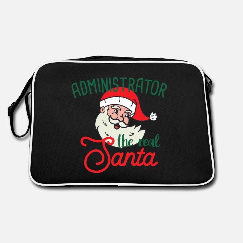 Admin Noël le vrai Noël du Père Noël Sac Retro