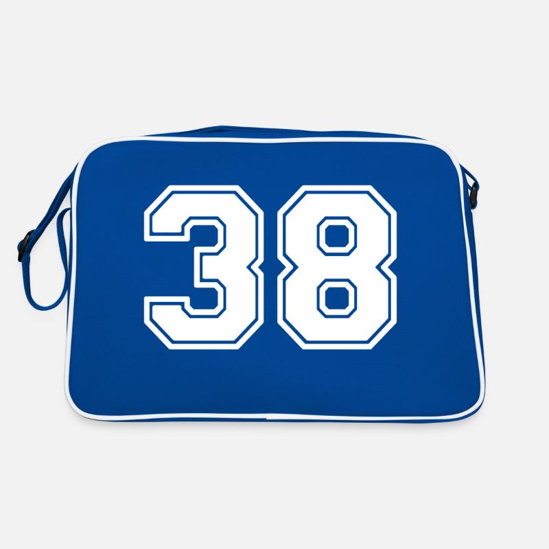 Nummer 38 Retro Tasche