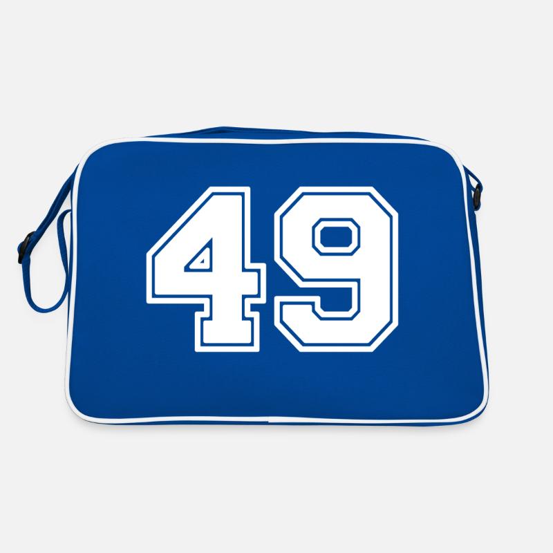 Nummer 49 Retro Tasche