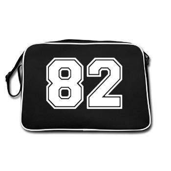 82 - Sac Retro - noir/blanc - Dos