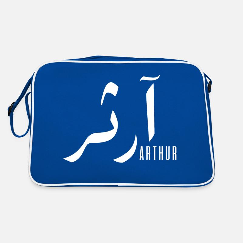 Arthur name in Arabic Retro Bag