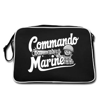 Commando Marine - Sac Retro - noir/blanc - Dos