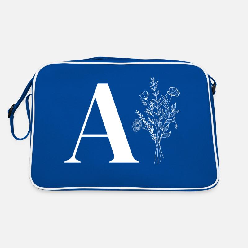 Lette a fleurs minimalistes Sac Retro