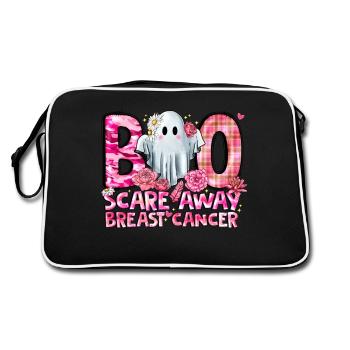 Boo Scare Away Cancer du sein - Sac Retro - noir/blanc - Dos