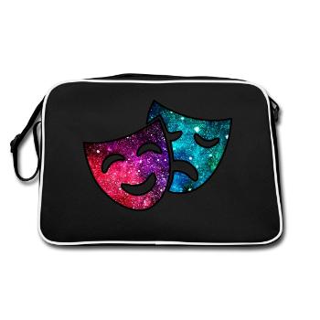 Cosmic Theatre - Retro Bag - black/white - Back
