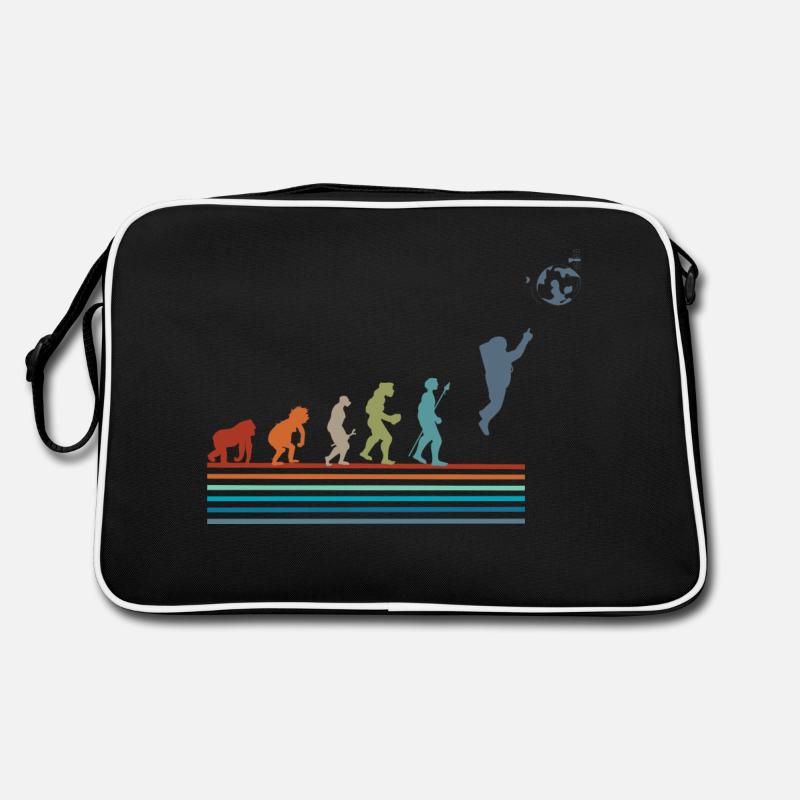 Vintage Retro Evolution Astronaut Retro Tasche