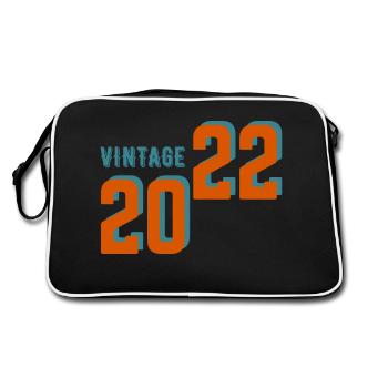 Vintage rétro 2022 - Sac Retro - noir/blanc - Dos