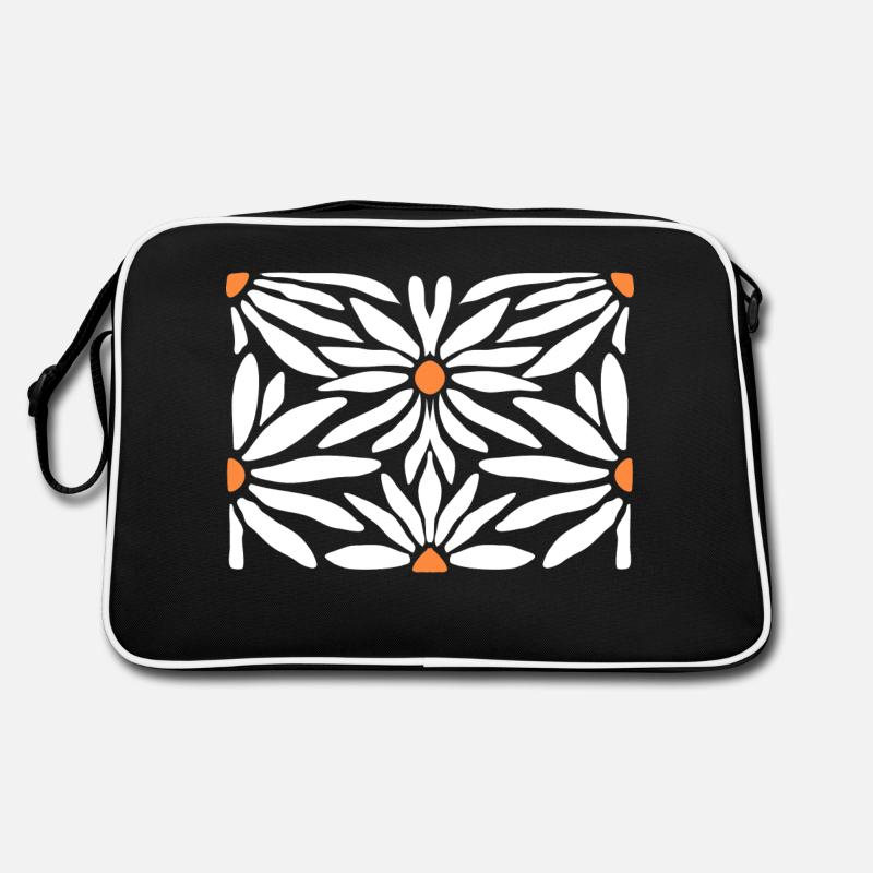 Groovy Gänseblümchen-Blumen Retro Tasche