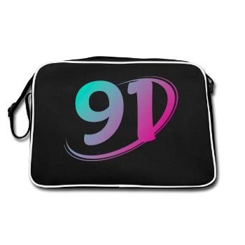 Numéro 91 multicolore - Sac Retro - noir/blanc - Dos