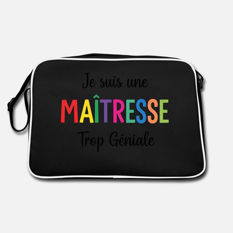 Ich bin ein zu guter Lehrer Retro Tasche