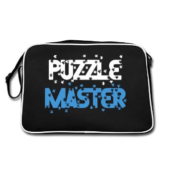 Puzzle Master Puzzles Jeu Puzzler Hobbyist - Sac Retro - noir/blanc - Dos