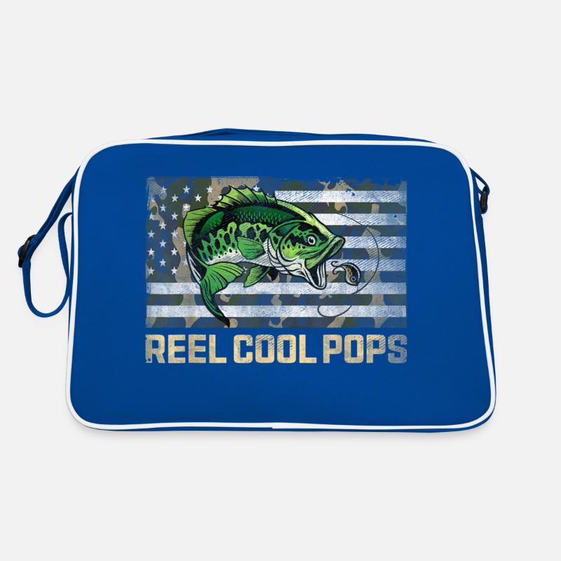 Moulinet Cool Pops Pêche Camo Drapeau Fête des Pères Sac Retro