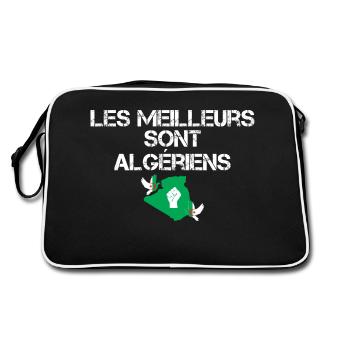 The best are Algerians - Retro Bag - black/white - Back