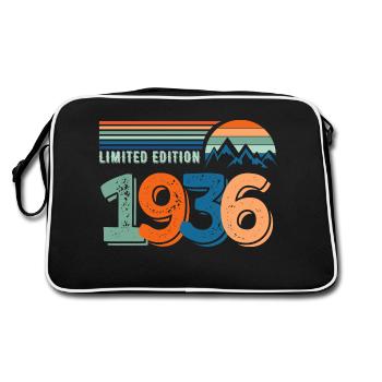 Limited edition 1936 - Sac Retro - noir/blanc - Dos