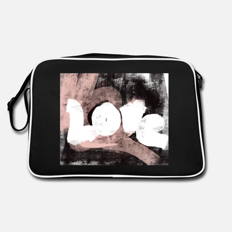 Amour Amour Design Abstrait Moderne Sac Retro