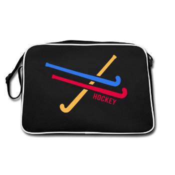 hockey hockey hockey hockey club de hockey - Sac Retro - noir/blanc - Dos