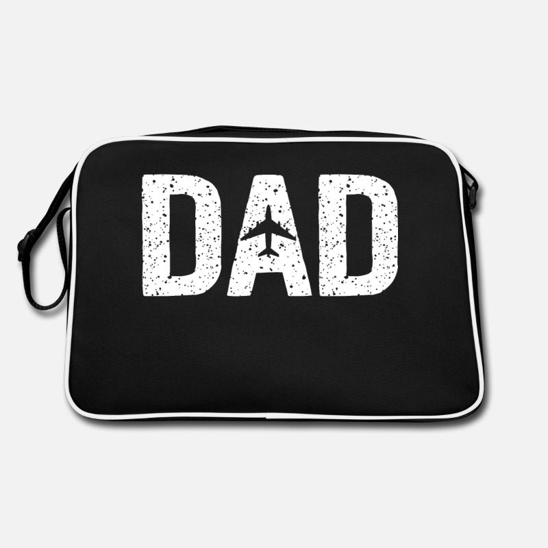 Pilot Dad Father's Day Gift for Airplane Retro Bag