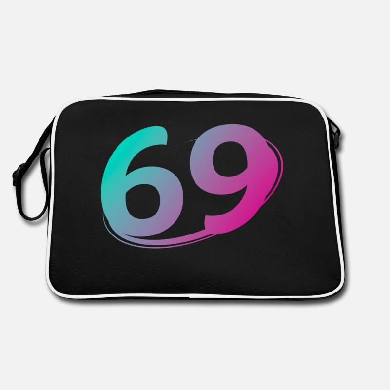 Number 69 multicolor Retro Bag