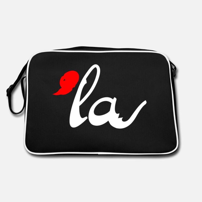 Comma La - Retro Tasche - Schwarz/Weiß
