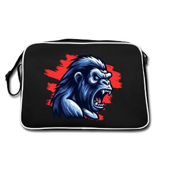 Mad Gorilla - Retro Bag - black/white - Back