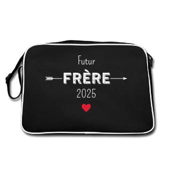 Future brother 2025 - Retro Bag - black/white - Back