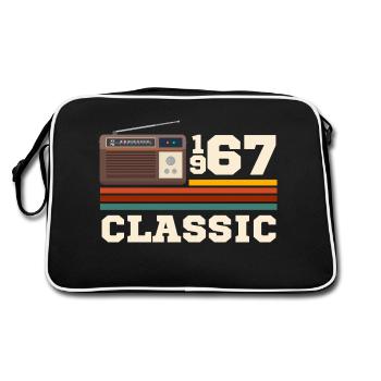 Anniversaire 1967 retro classic - Sac Retro - noir/blanc - Dos