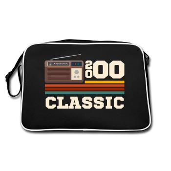 Anniversaire 2000 retro classic - Sac Retro - noir/blanc - Dos