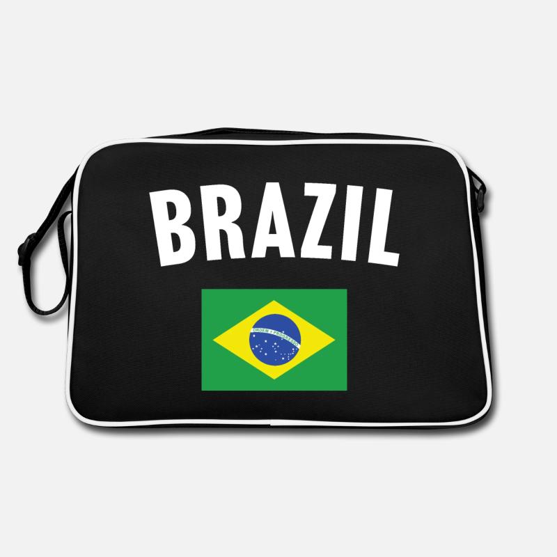 Drapeau du Brésil Sac Retro