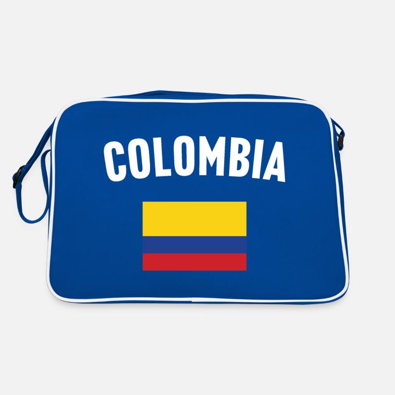 Drapeau de la Colombie Sac Retro