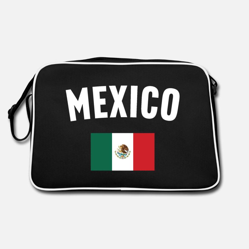 Mexico Flag Retro Bag